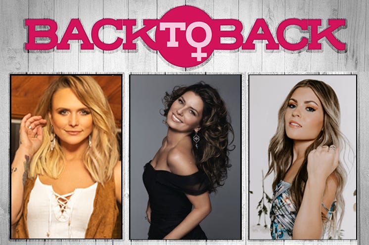 Miranda Lambert, Shania Twain, and Tenille Arts