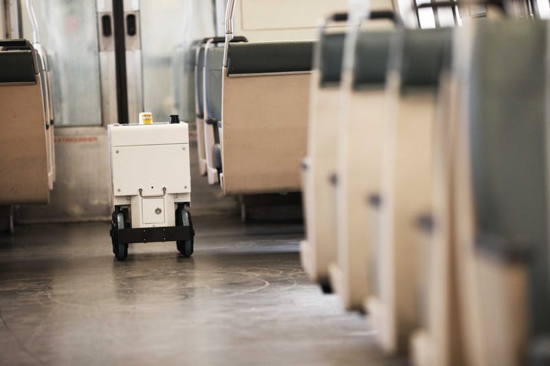 BART's so-called "Roomba-like device" is still in the testing phase.