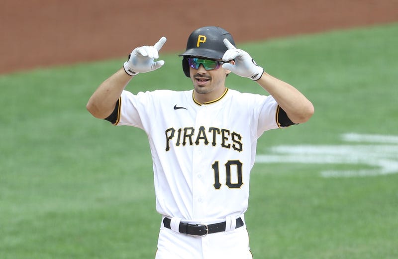 Pirates outfielder Brian Reynolds