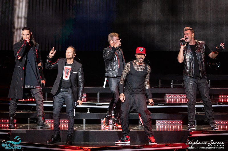 Backstreet Boys at White River Amphitheatre on August 12th