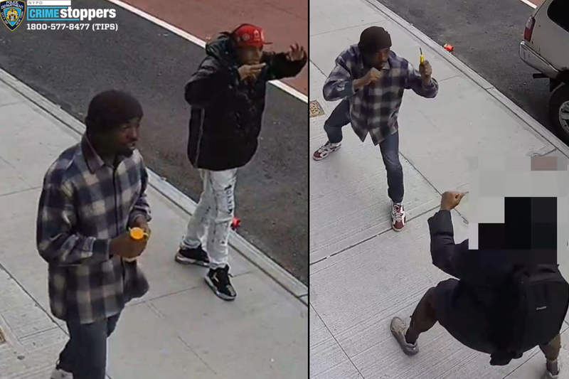 Police are searching for two men in the April 18 robbery in Bedford-Stuyvesant