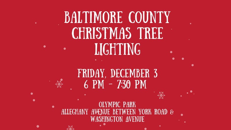 Baltimore County Tree Lighting