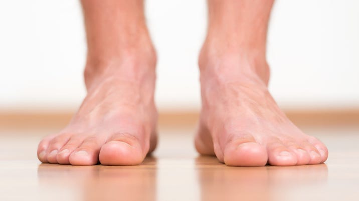 bare feet