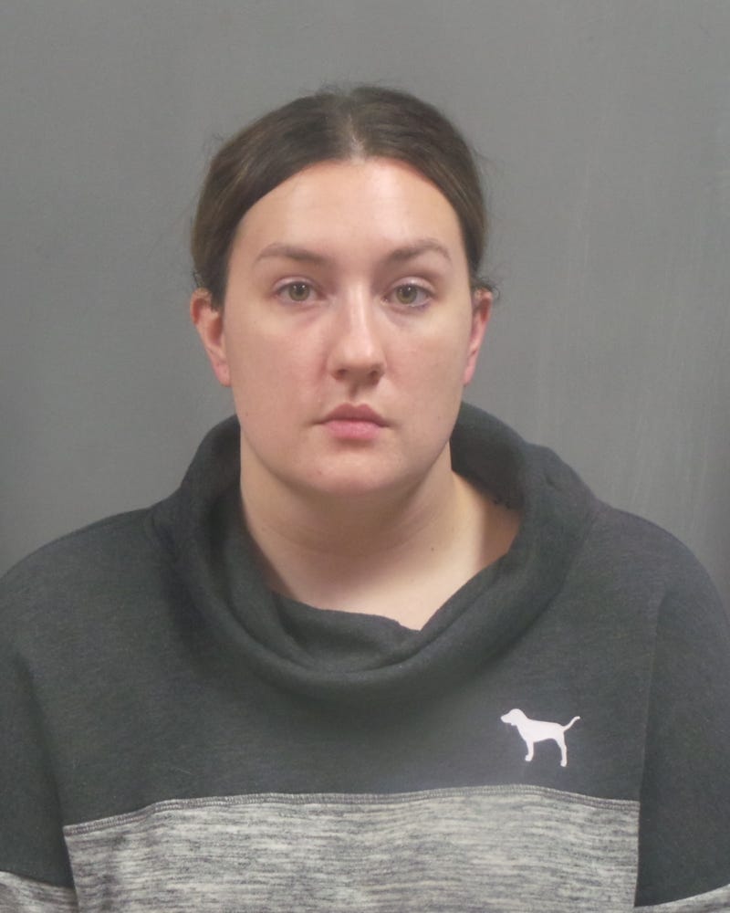 Officer Bethany Zarcone is accused of kneeing a handcuffed prisoner in the groin.