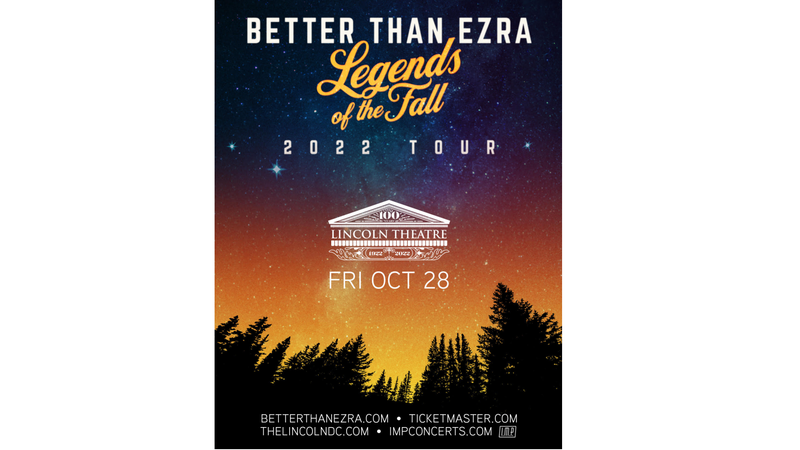 Better Than Ezra tour poster