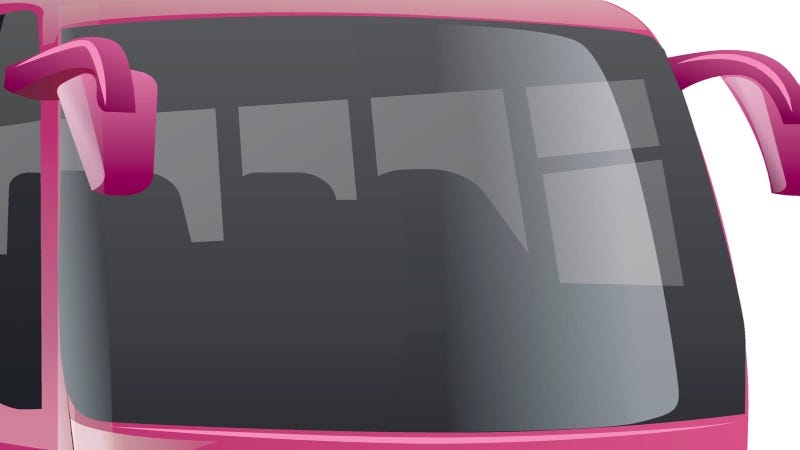 Big Pink Bus Getty Images