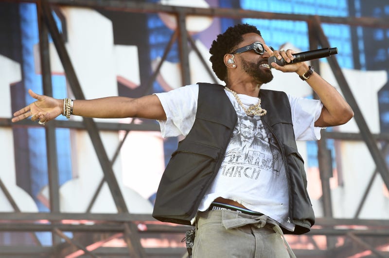  Big Sean performing on the first day of the Wireless Festival, in Finsbury Park, north London