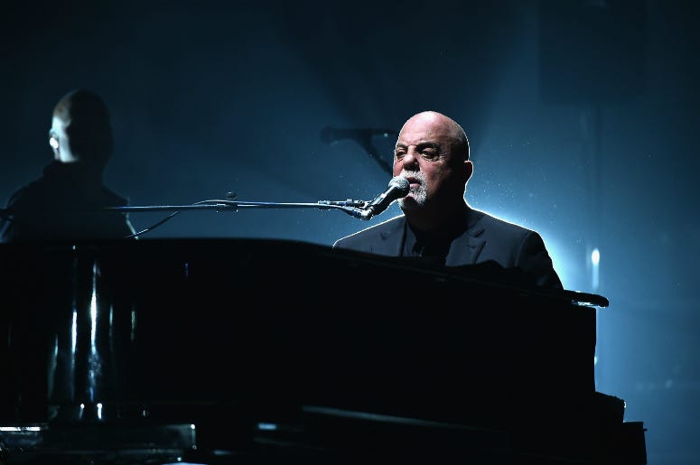 Billy Joel In Concert - New York, New York at Madison Square Garden on April 14, 2017 in New York City.
