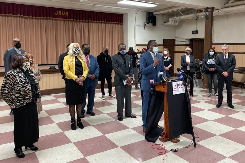 Members of the Black Clergy of Greater Philadelphia and Vicinity discuss their "Framework for Violence Elimination" plan.