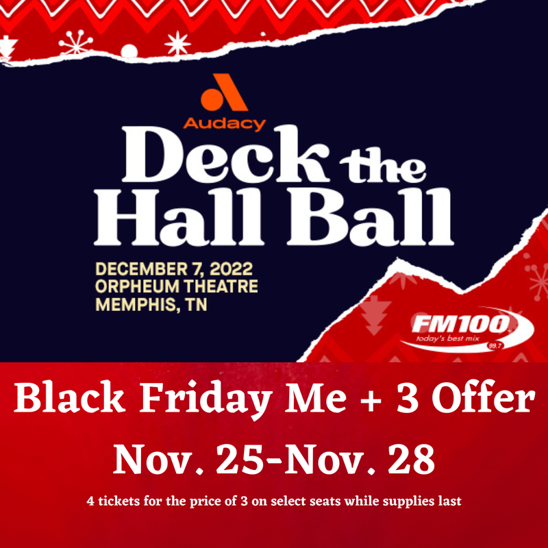 Audacy Memphis Black Friday Sale Deck the Hall Ball