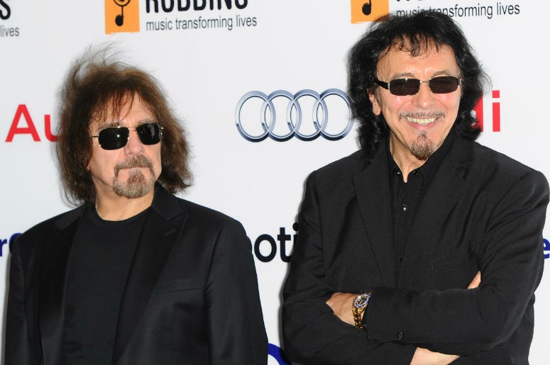 Geezer Butler and Tony Iommi of Black Sabbath