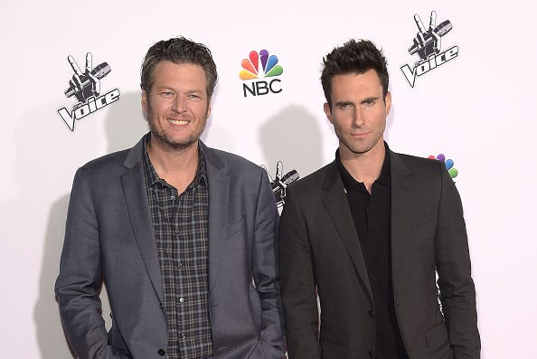 Blake Shelton, Adam Levine