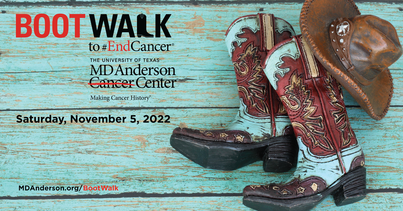 MD Anderson Boot Walk to End Cancer