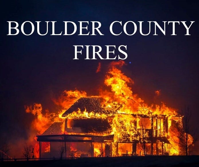 Picture of Boulder County Fires
