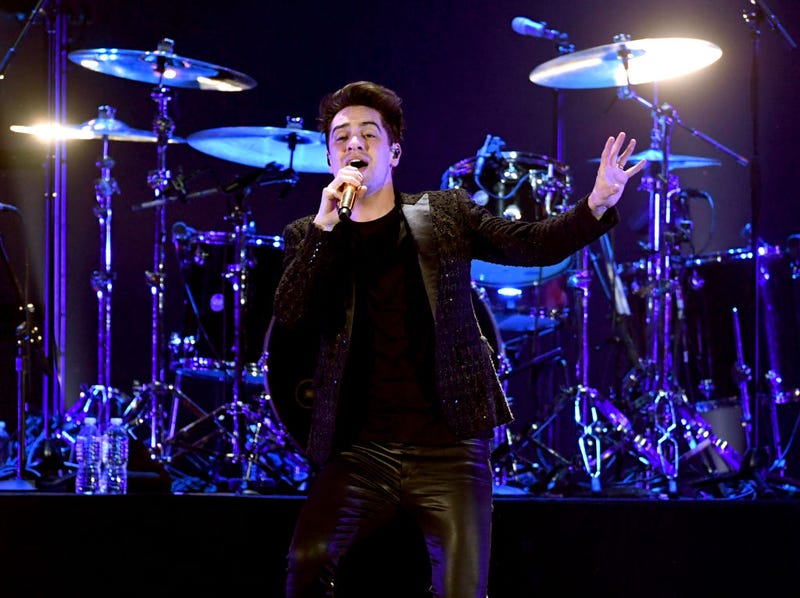 Brendon Urie of Panic! at the Disco performs onstage