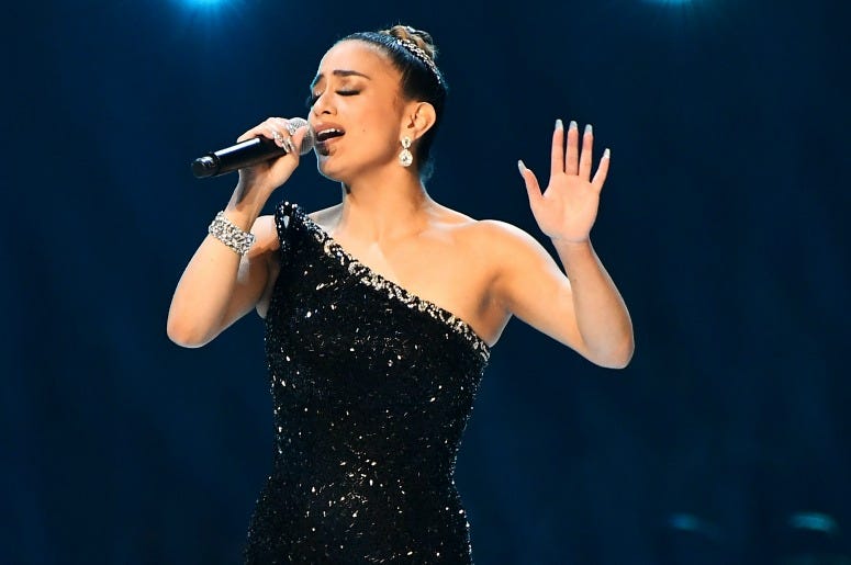 Ally Brooke performs onstage at the 2019 Miss Universe Pageant