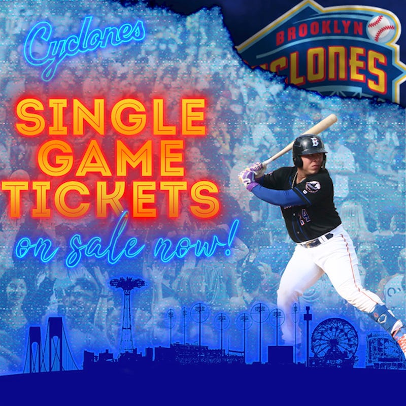 Enter for a Chance to Win tickets to see the Brooklyn Cyclones