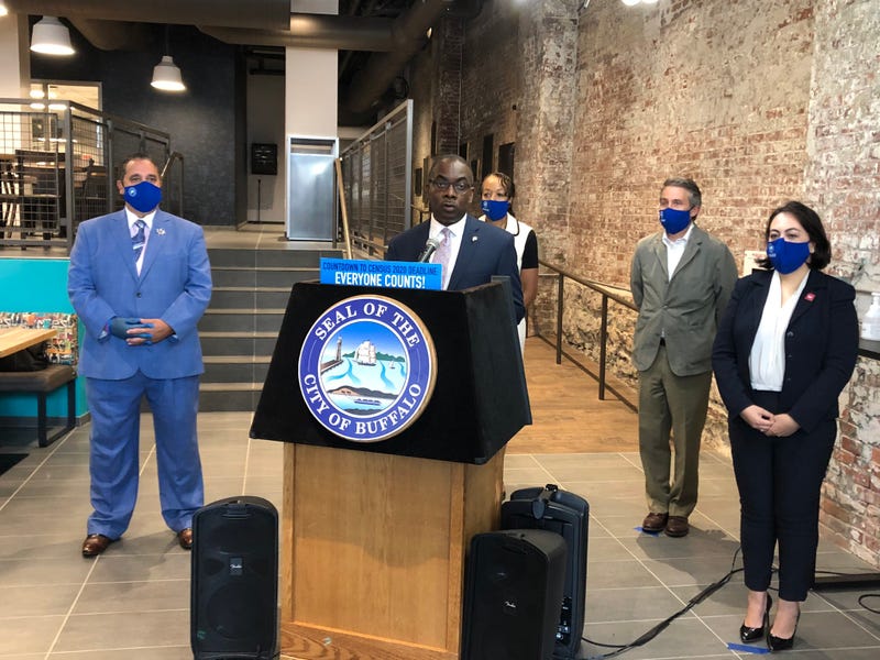 Mayor Byron Brown and Superintendent Dr. Kriner Cash