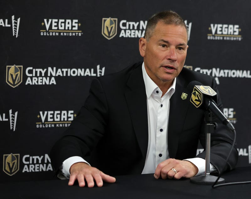 Vegas Golden Knights head coach Bruce Cassidy