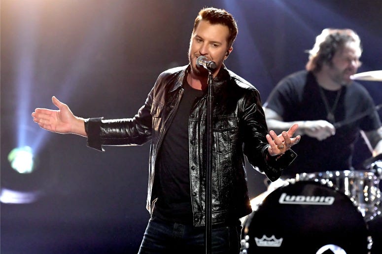 Luke Bryan performs onstage during the 54th Academy Of Country Music Awards