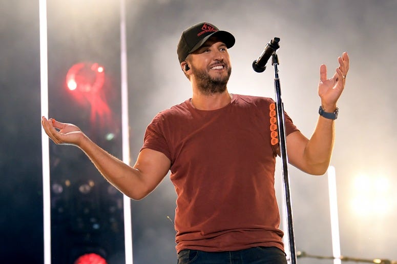 Luke Bryan performs on stage for day 4 of the 2019 CMA Music Festival