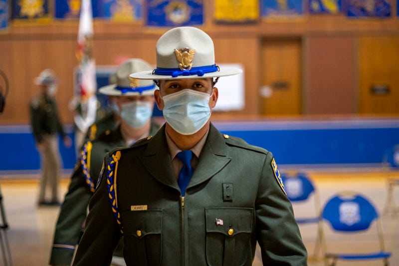 CHP graduates march into their ceremony.