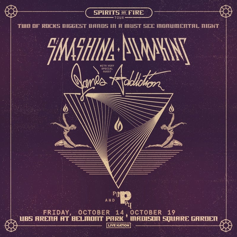 Text for your chance to win tickets to see Smashing Pumpkins
