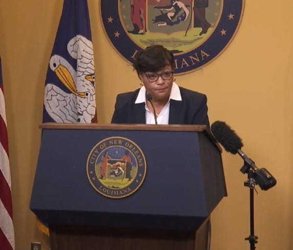 Mayor of New Orléans LaToya Cantrell