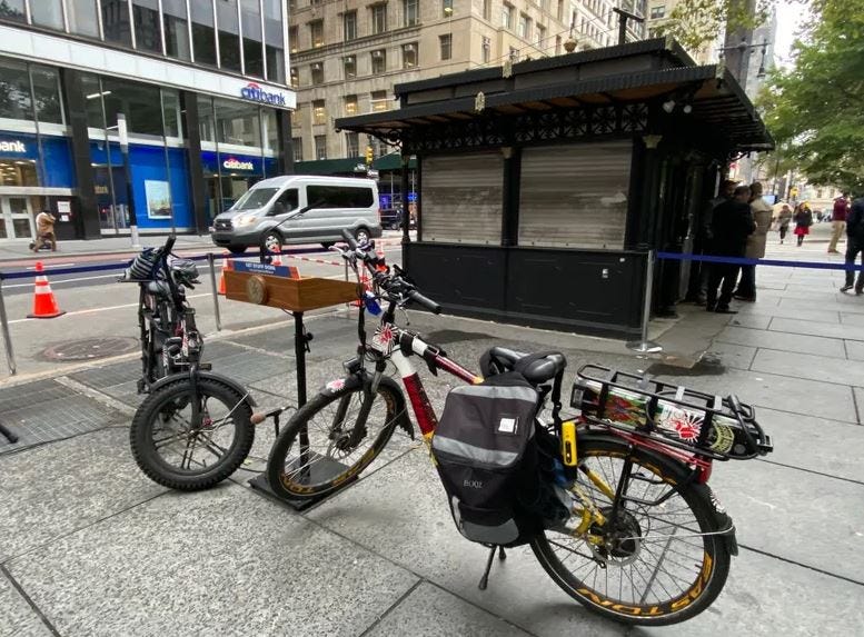 repartidores de comida nyc