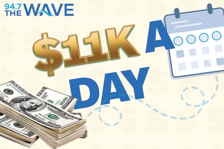 11K a Day on The Wave