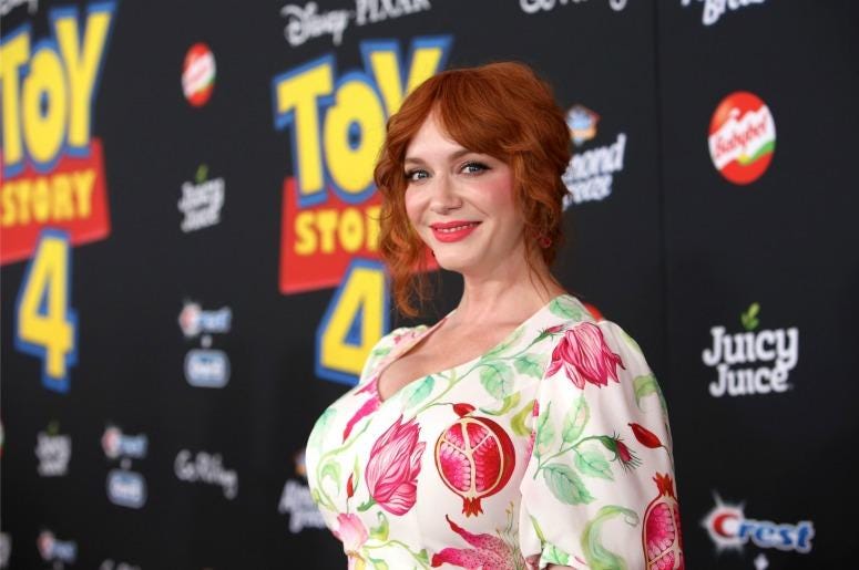 Christina Hendricks attends the world premiere of Disney and Pixar's TOY STORY 4