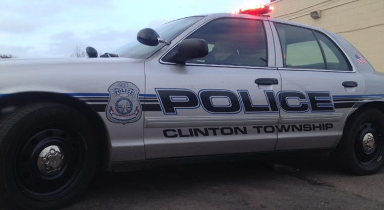 Clinton Twp. police car parked