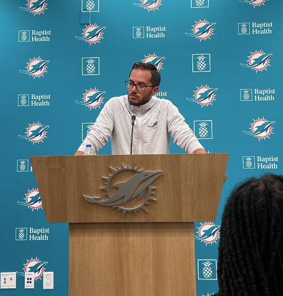 Dolphins Head Coach Mike McDaniel