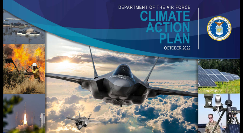 Air Force rolls out plan addressing climate change