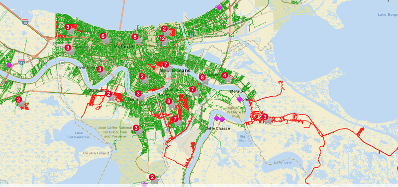 Outages hit various areas and parishes