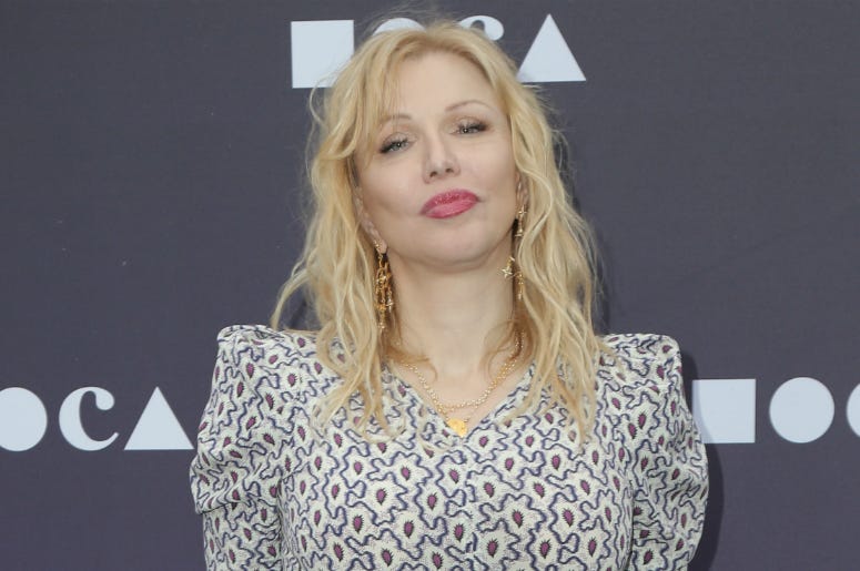 Courtney Love at the MOCA Benefit held at the Geffen Contemporary