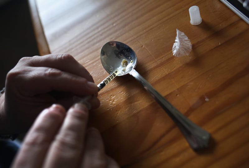 Opioid and heroin spoon