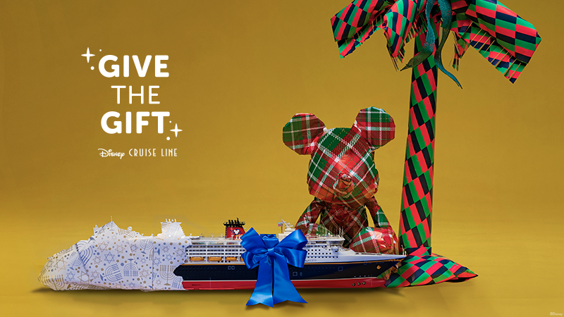 Disney cruise ship model gift wrapped