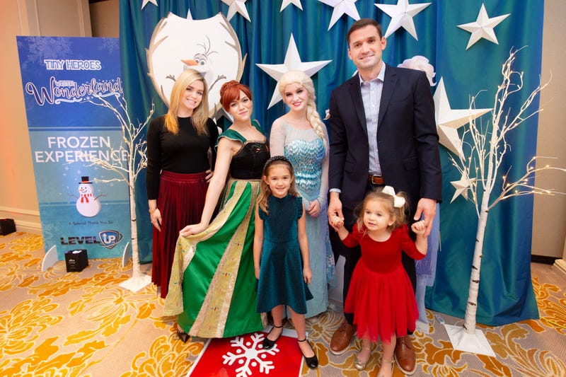 Military families gathered for the Yellow Ribbons United Winter Wonderland event.