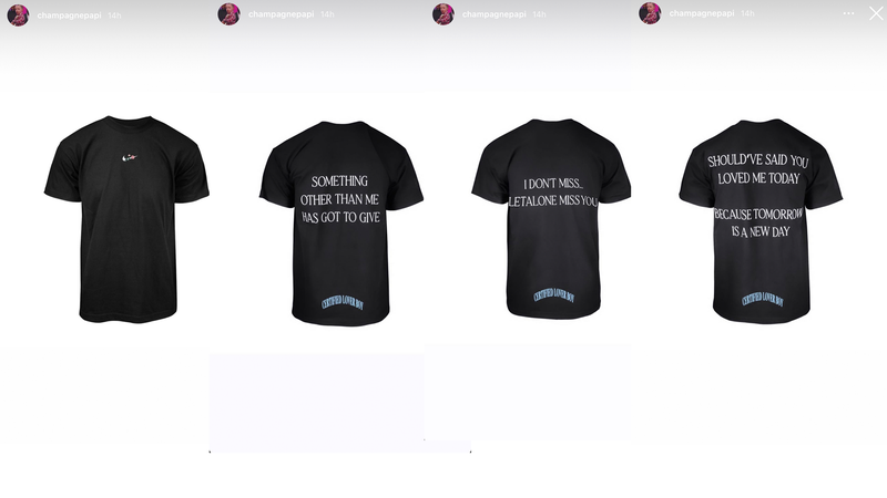 Drake IG stories