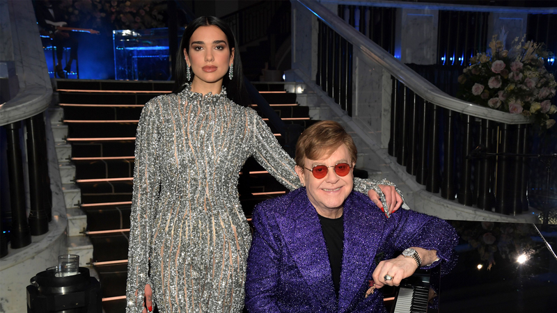 Dua Lipa and Elton John