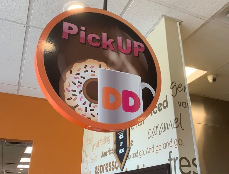 inside a Dunkin'