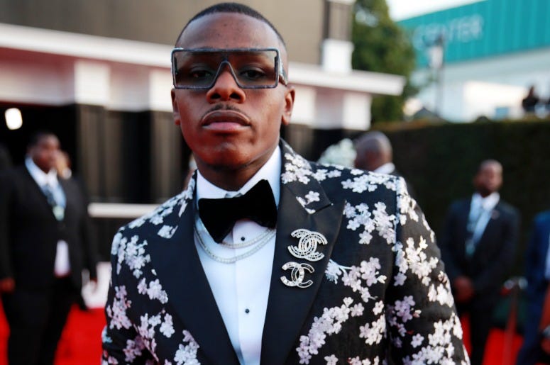 DaBaby attends the 62nd Annual GRAMMY Awards
