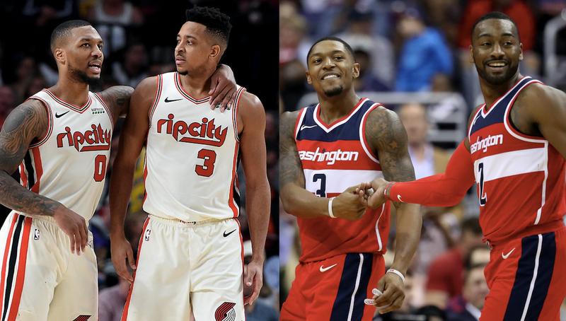 Damian Lillard, CJ McCollum, Bradley Beal, John Wall