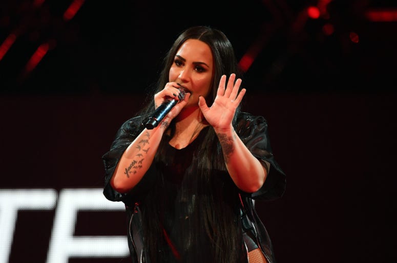 Demi Lovato performs at American Airlines Arena