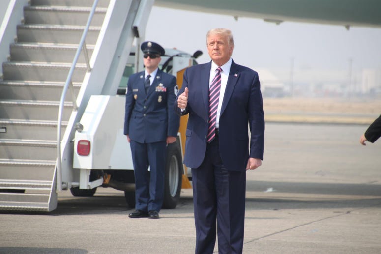 Donald Trump in California