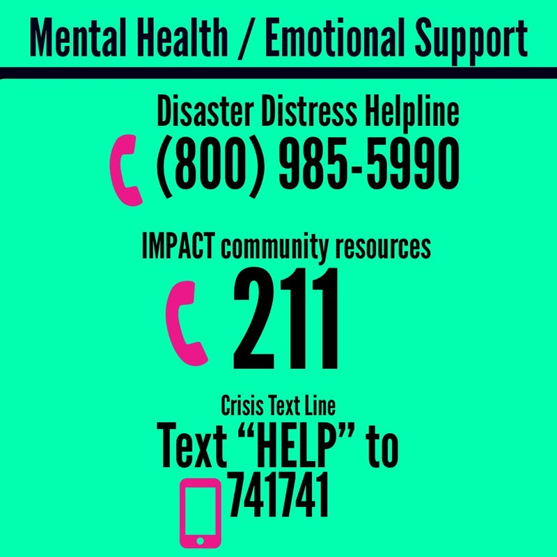 Mental health help lines