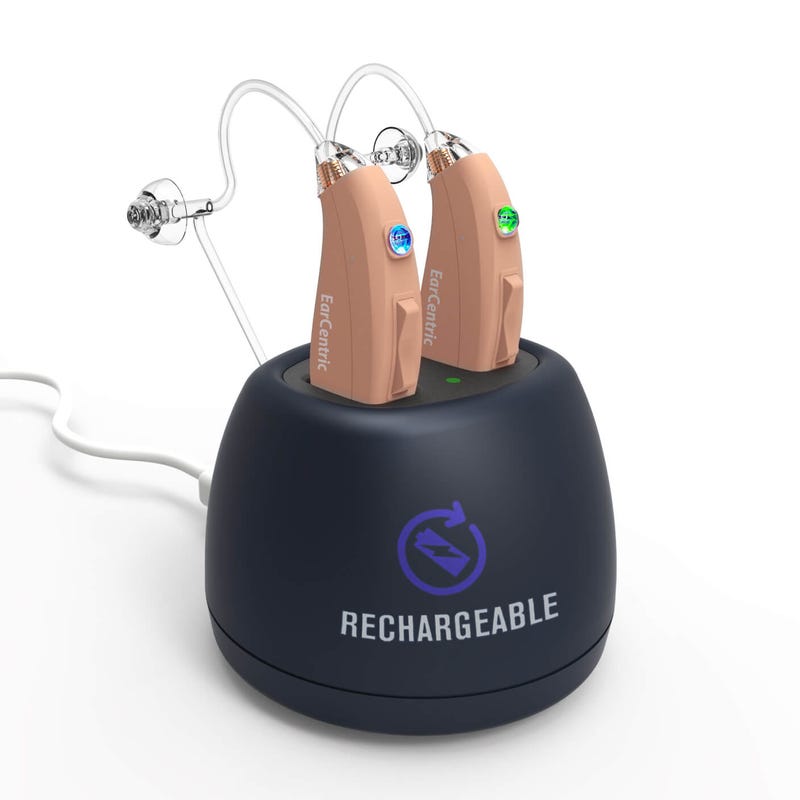 EarCentric EasyCharge Rechargeable Hearing Aid