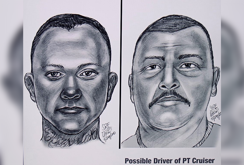 Sketches of suspects in East LA