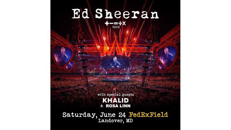 Ed Sheeran tour art